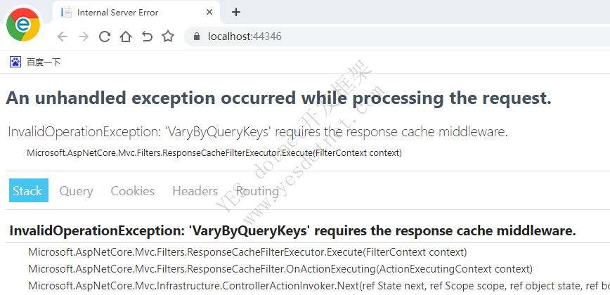 .NET Core ResponseCache 浏览器缓存