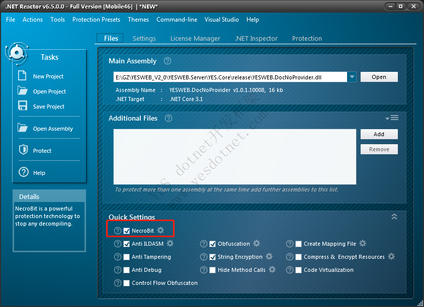 .NET Reactor代码混淆注意事项