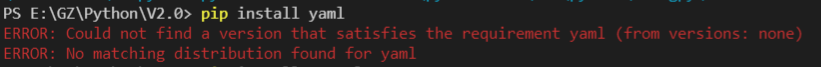 Python安装使用yaml模块