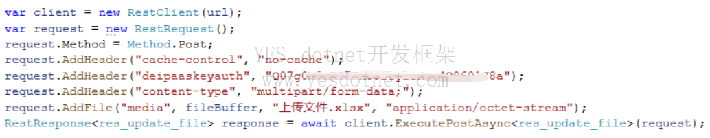 RestSharp上传文件AddFile无效的解决方案