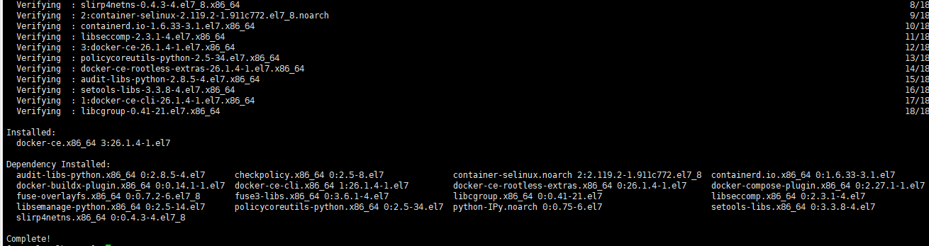 CentOS7安装Docker