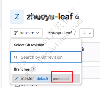 GitLab取消项目的分支保护