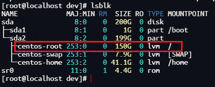 CentOS 磁盘扩容