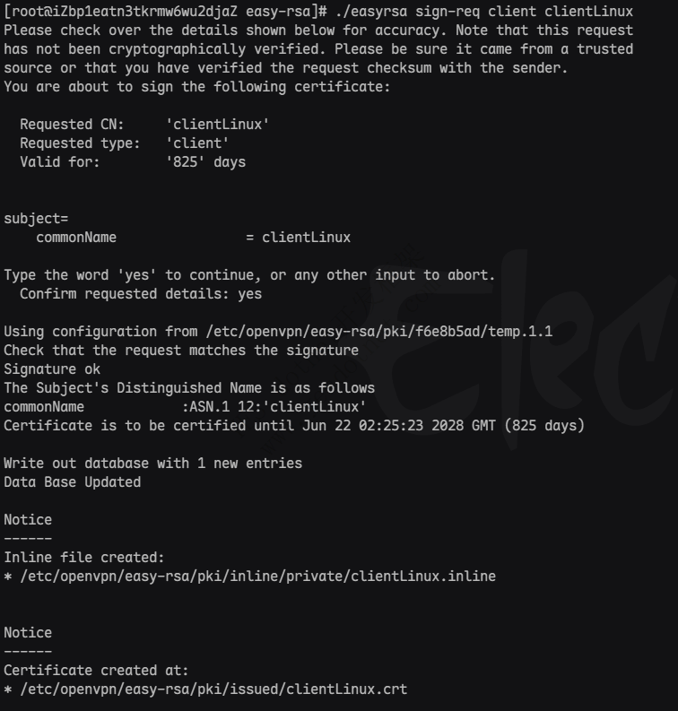CentOS7部署OpenVPN服务端