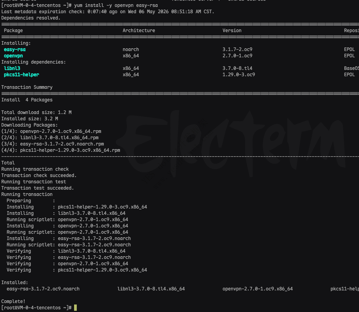 腾讯云服务器OpenVPN Service搭建