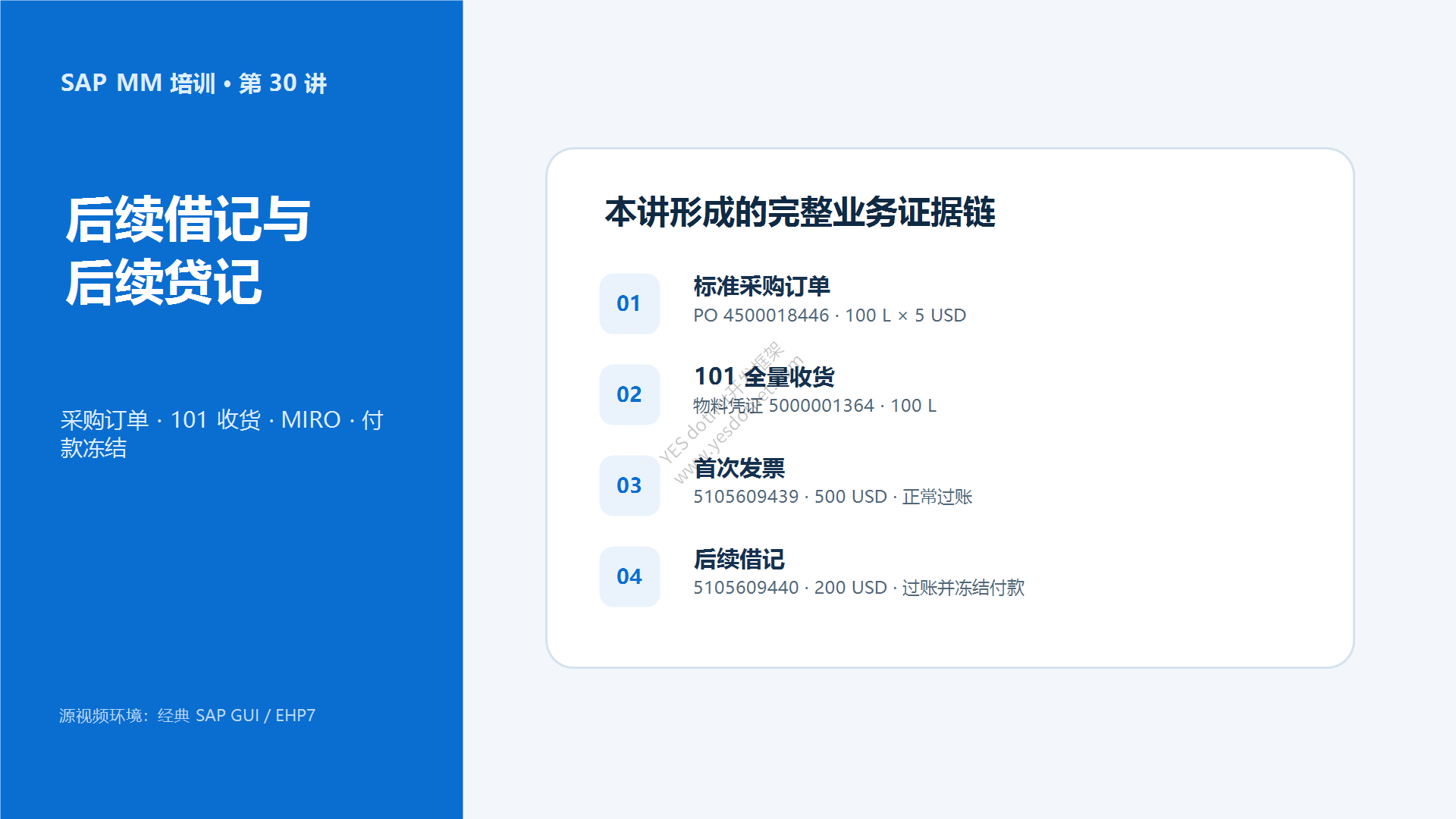 第30课封面:后续借记实操与付款冻结