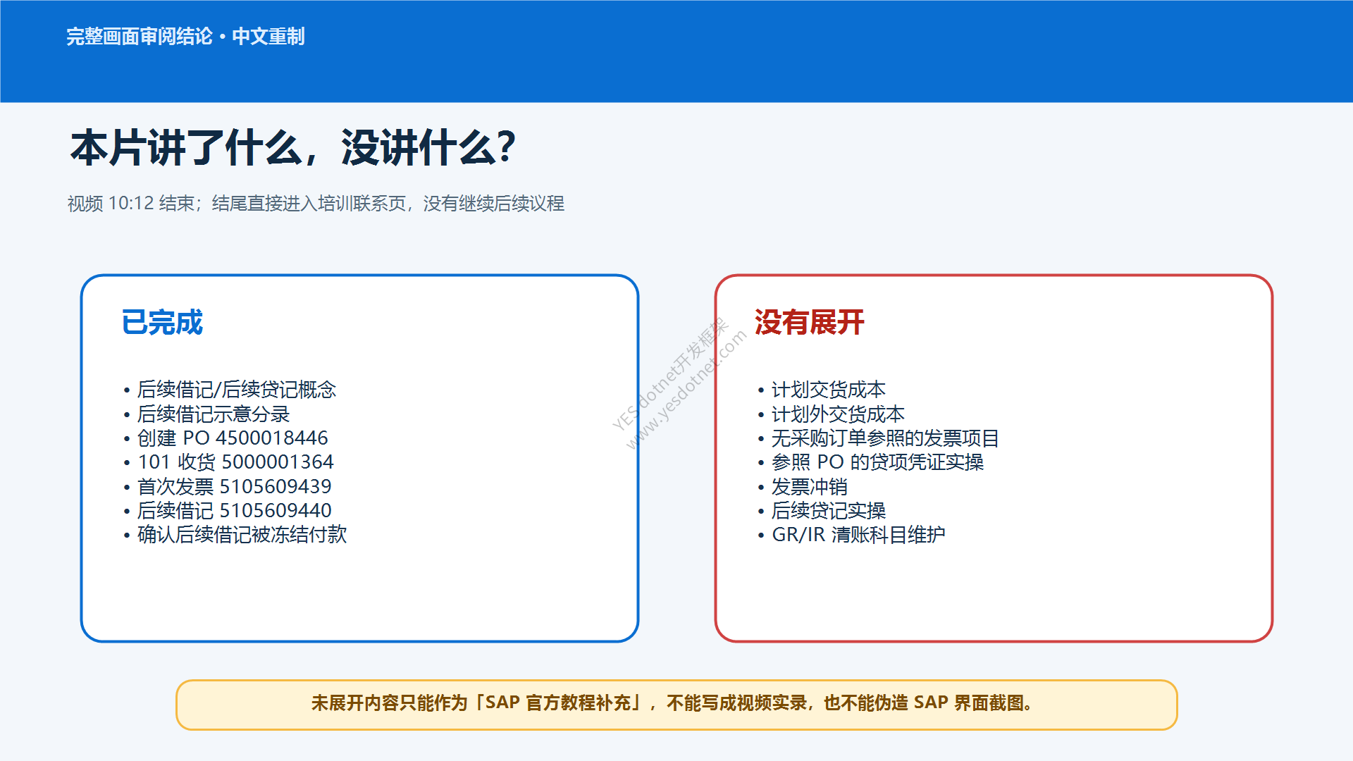 视频完成范围与中断边界