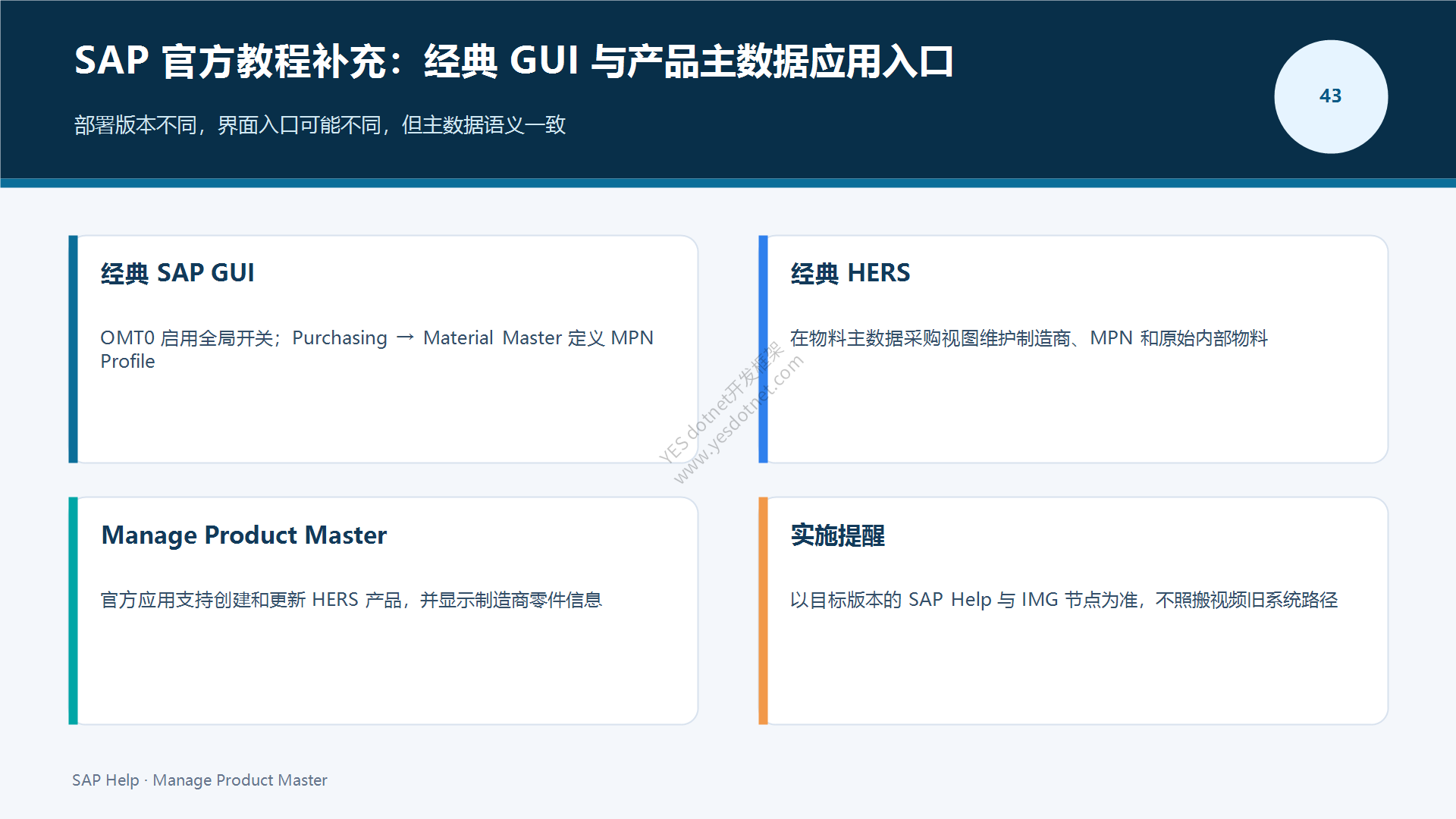 经典GUI与产品主数据应用入口