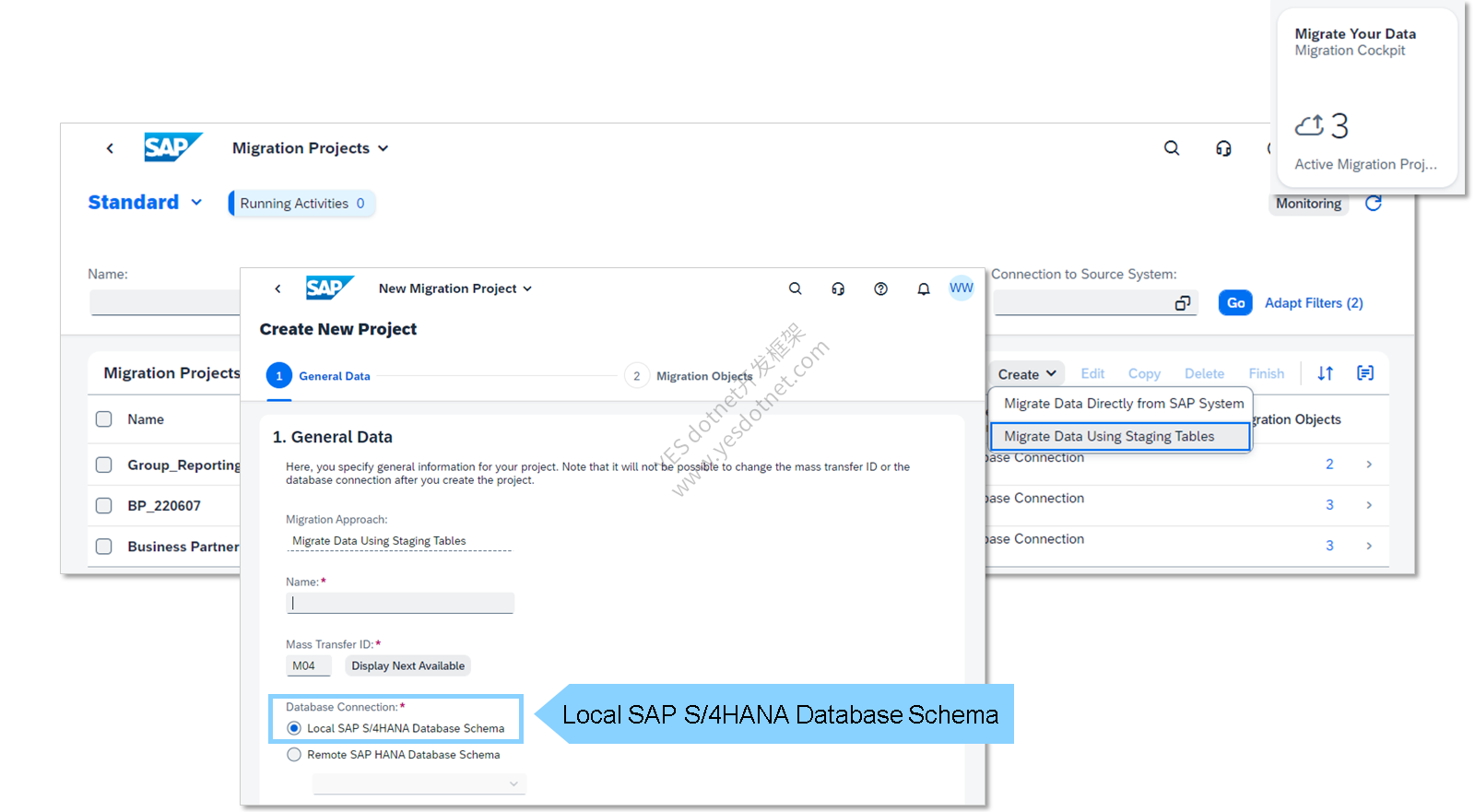 SAP Learning 官方:使用暂存表创建迁移项目