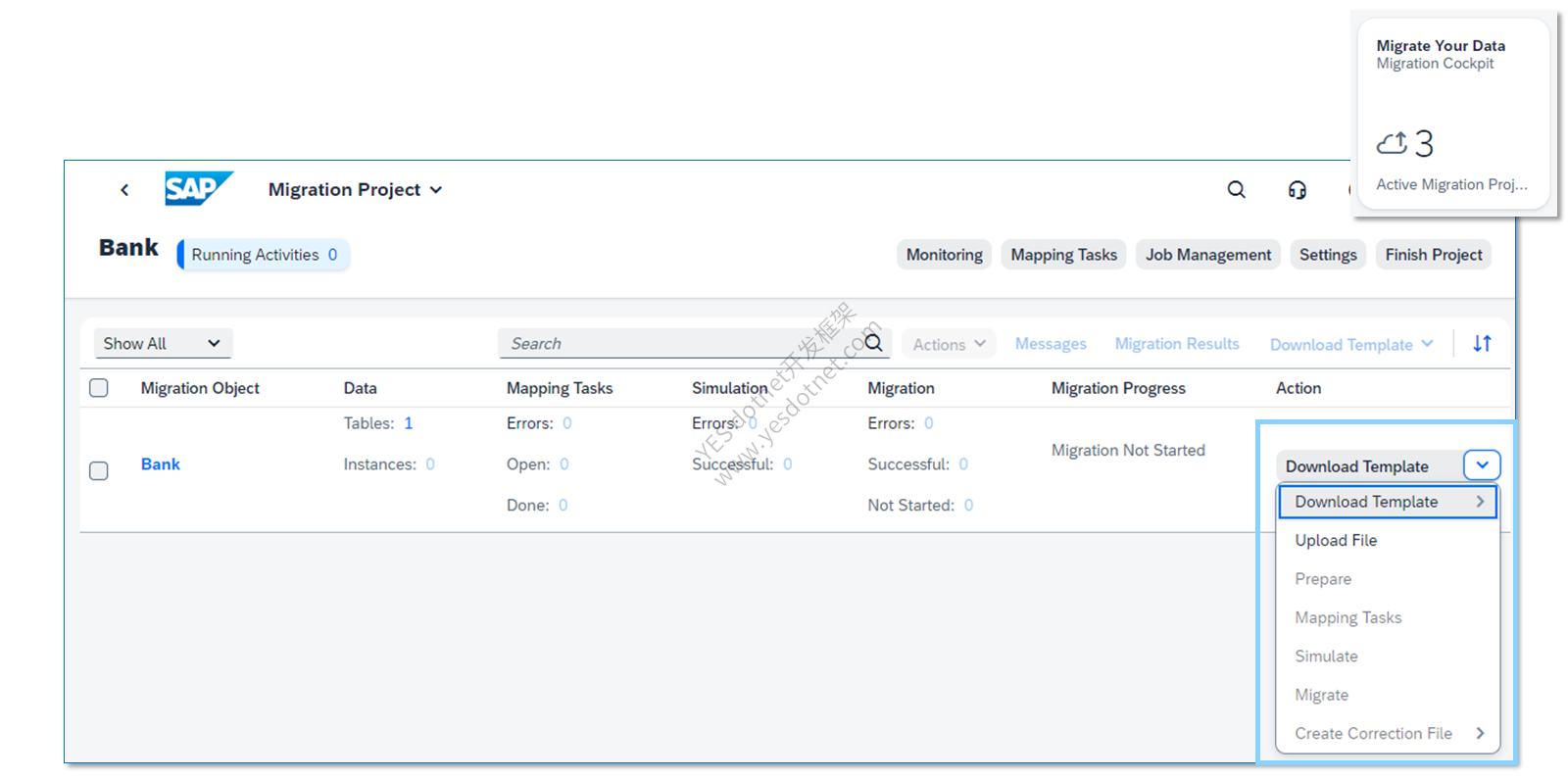 SAP Learning 官方:下载模板和后续迁移动作