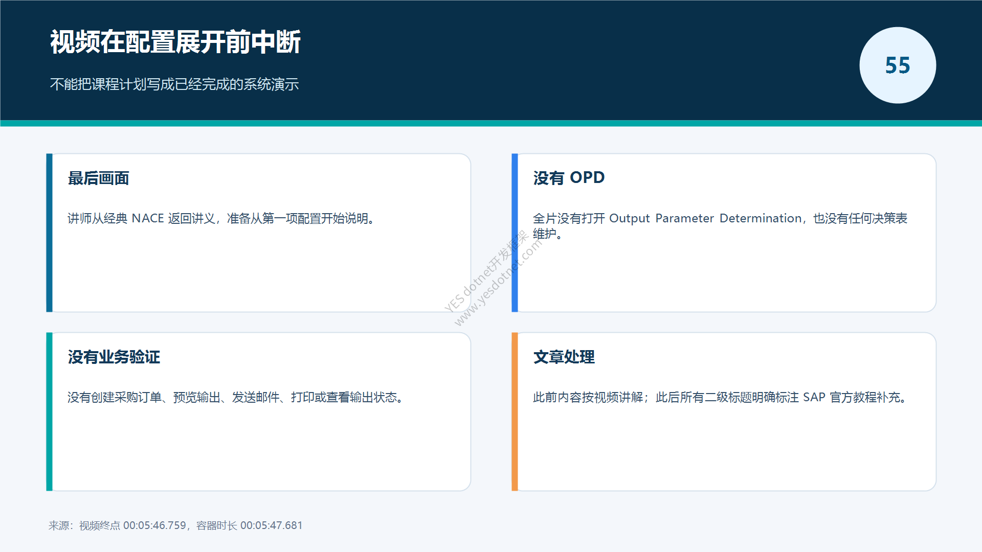 视频中断点与未演示范围