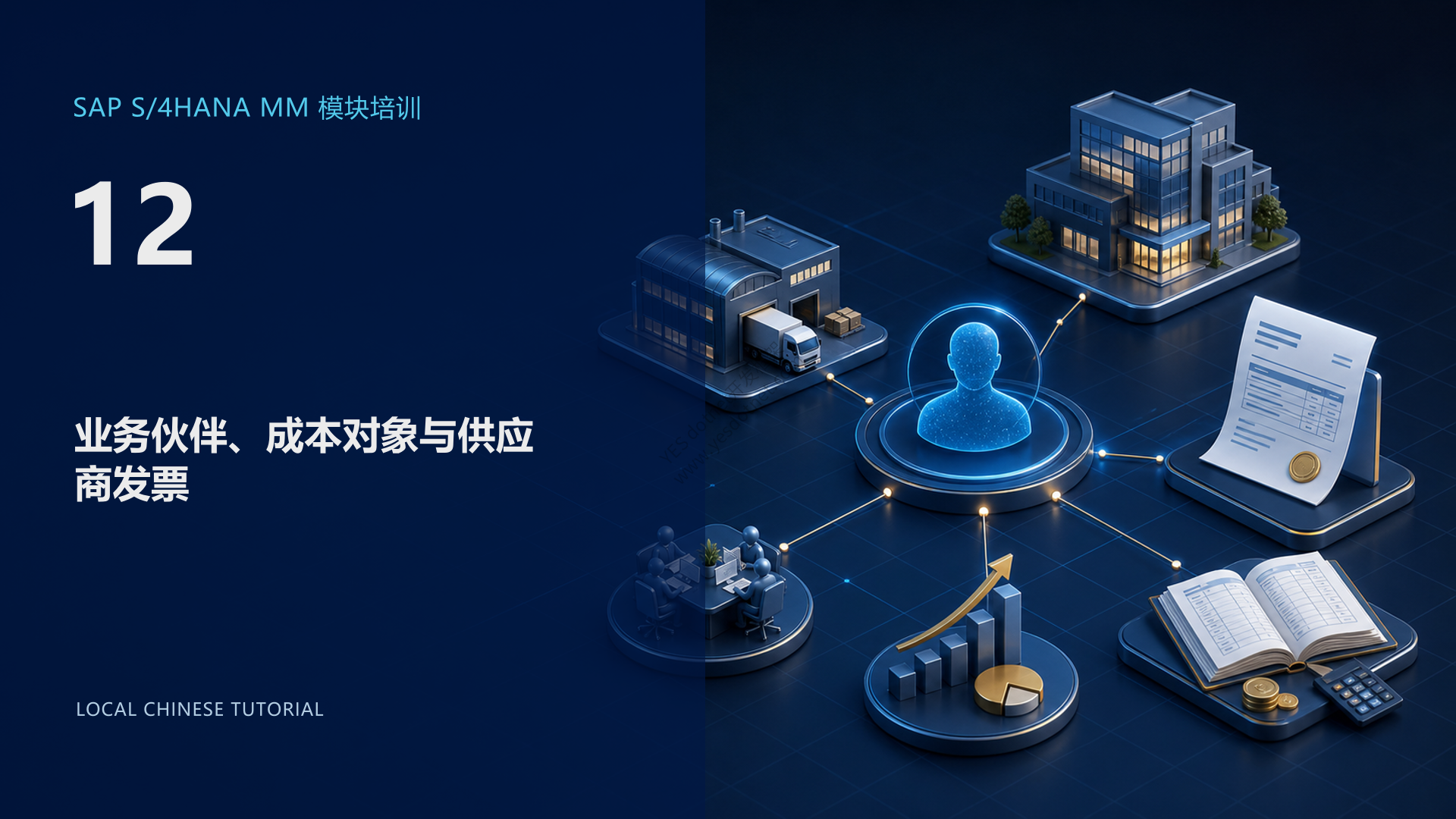 SAP S/4HANA MM模块培训 12:业务伙伴、成本对象与供应商发票