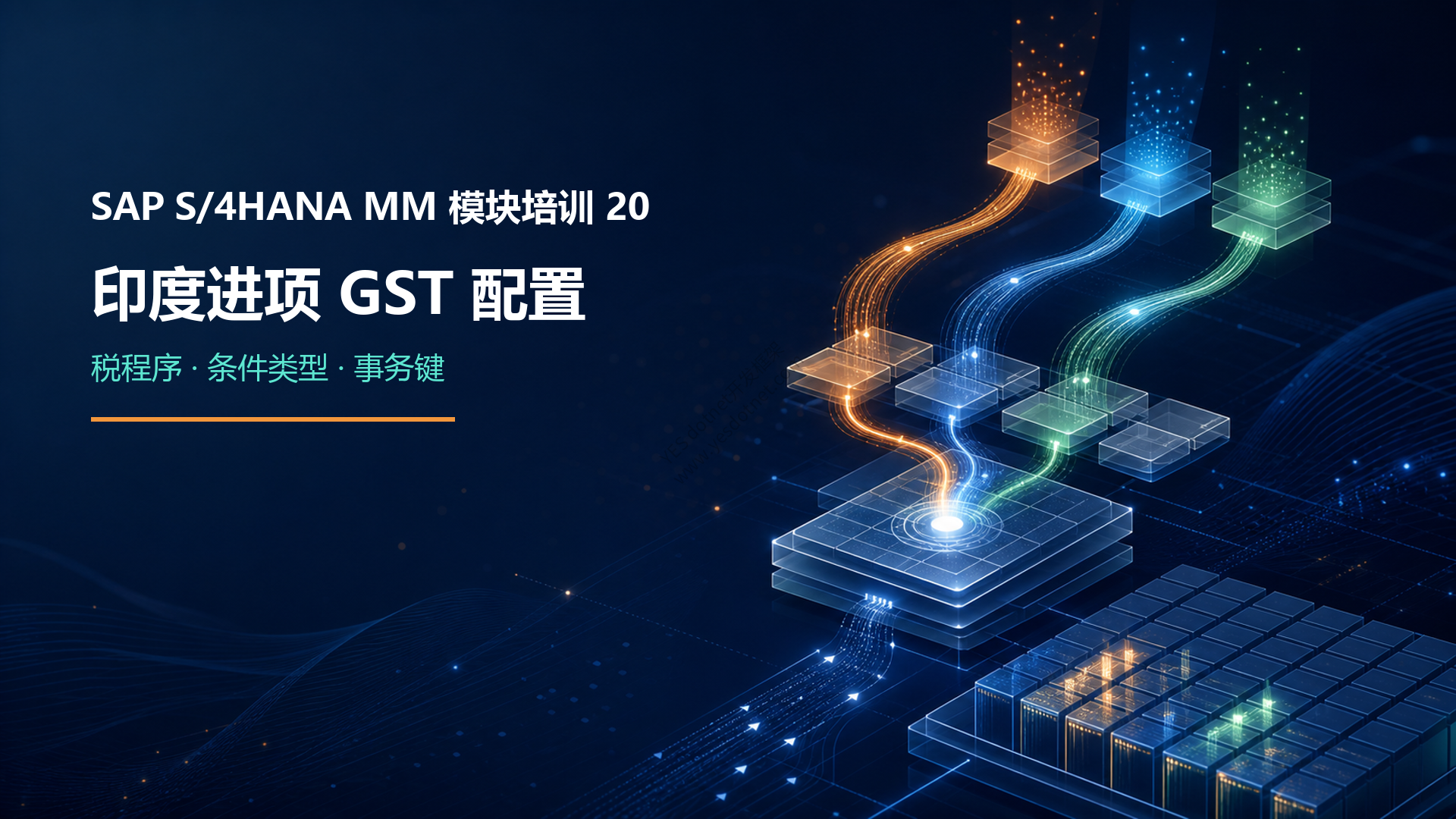 SAP S/4HANA MM 模块培训 20:印度进项 GST 配置