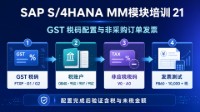 SAP S/4HANA MM模块培训 21 - GST 税码配置与非采购订单发票测试