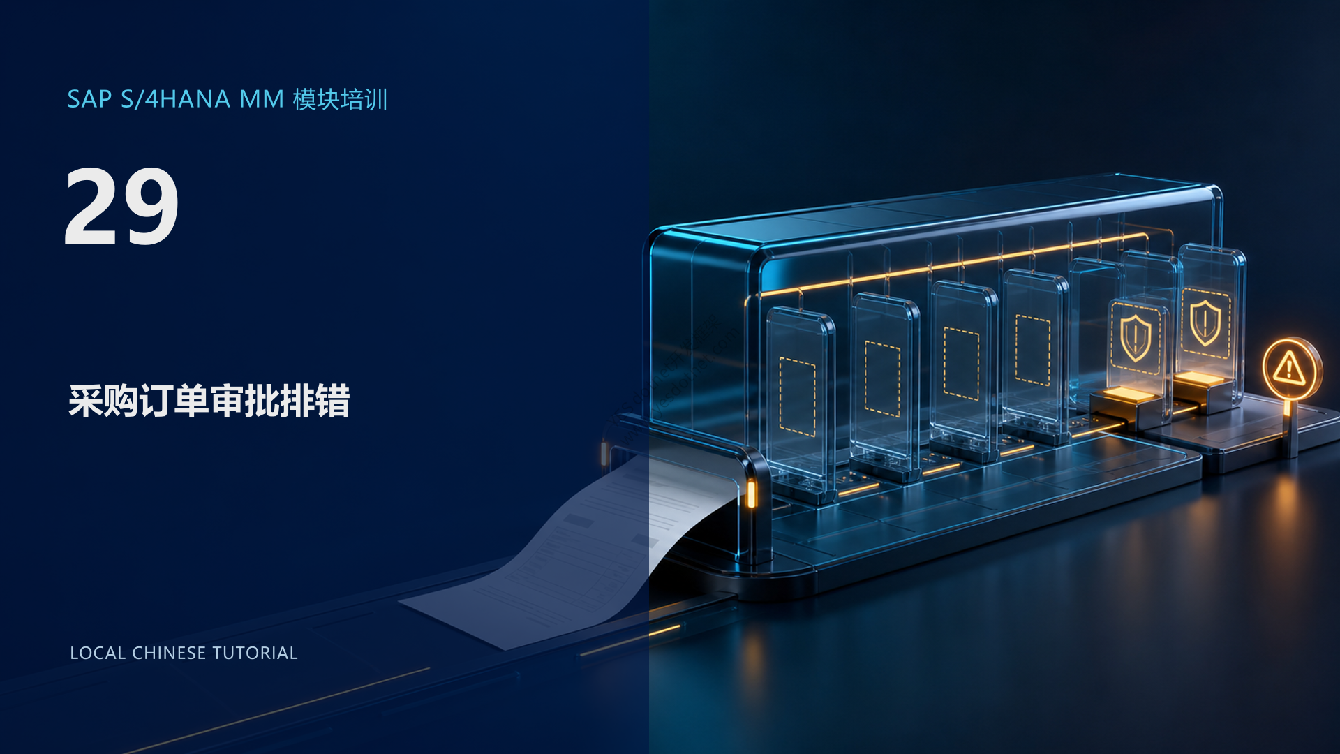 SAP S/4HANA MM 模块培训 29:采购订单审批排错