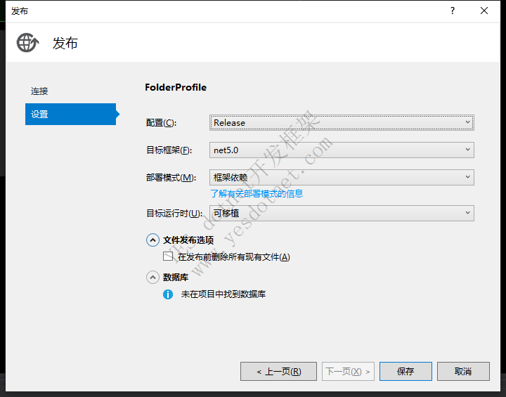 .net core项目发布配置页2