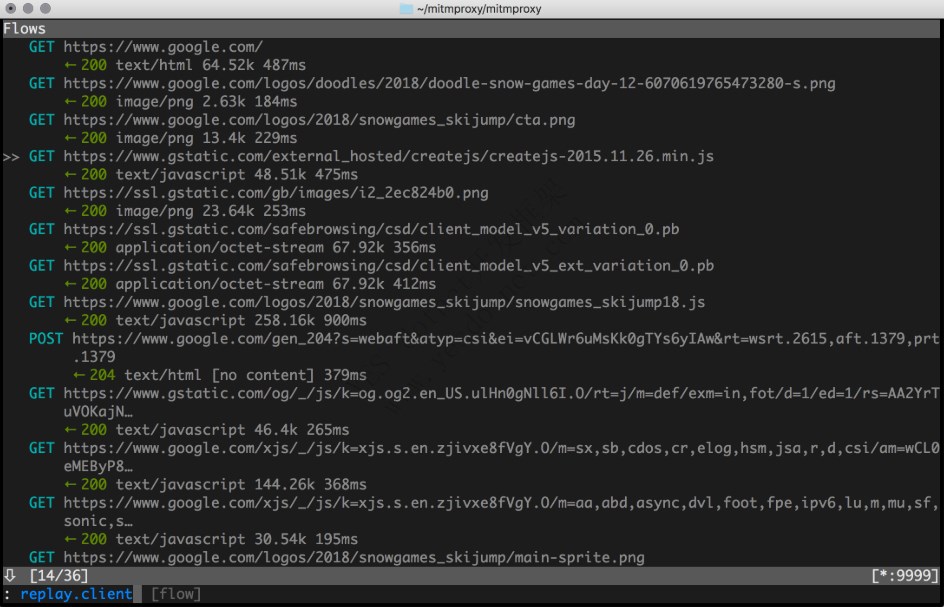 使用 mitmproxy + python 做拦截代理