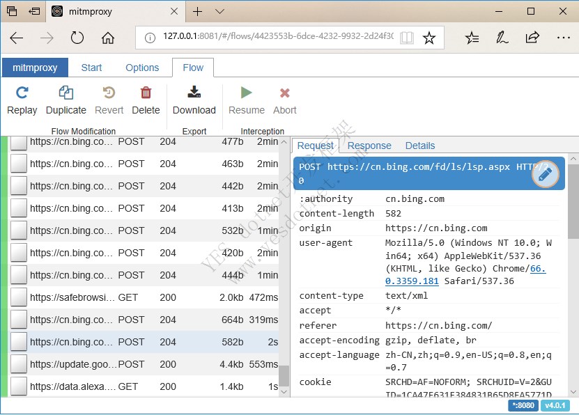 使用 mitmproxy + python 做拦截代理