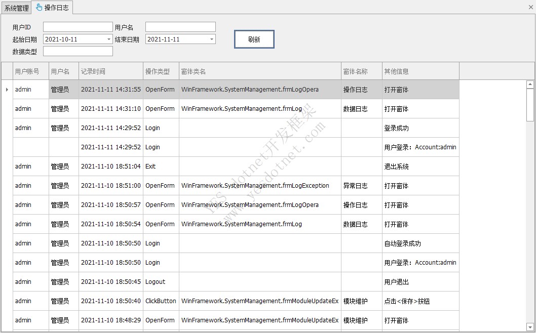 YES-WIN Winform开发框架 日志管理升级指南